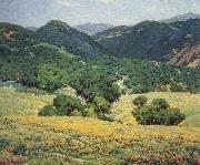 Granville Redmond Southern California Hills,n.d oil painting